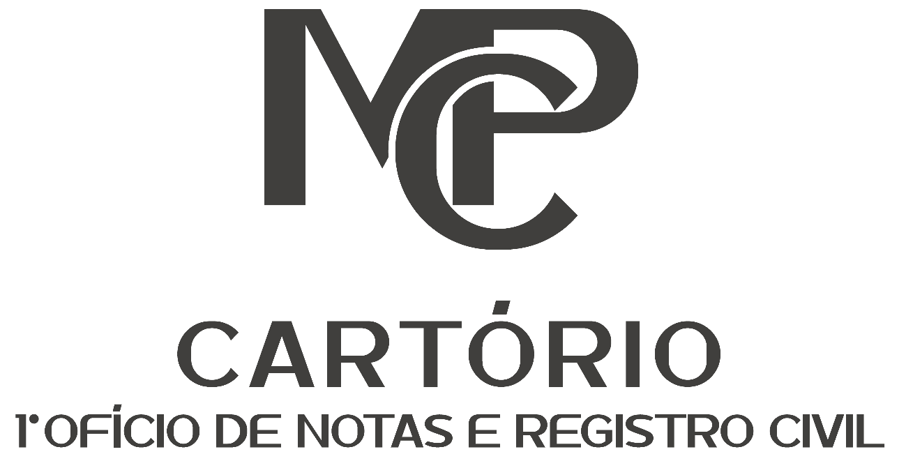 Marca do Cartório 1º Ofício de Notas e Registro Civil